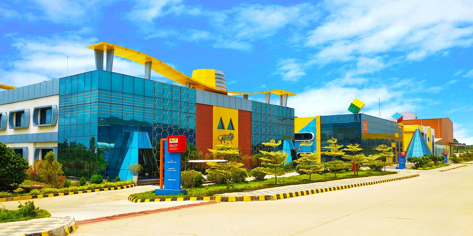 AMTZ PIVOT building and Kalam Institute of Health Technology on the AMTZ campus